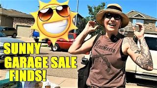 Ep601:  GARAGE SALE THRIFT FINDS!    INSANE deals on Designer Items and old vintage decor!!!