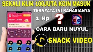 DIJAMIN BERHASIL 1000% | Cara Nuyul Snack video terbaru langsung jadi koin 2023 - NUYUL SNACK VIDEO