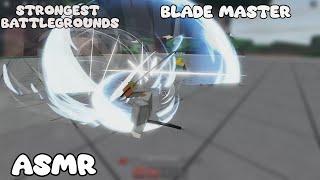 ASMR | Playing Blade Master in ROBLOX Strongest Battlegrounds | Roblox ASMR Keyboard Sounds