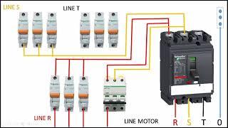 cara membagi listrik 3 phase RST ke 1 phase 220V