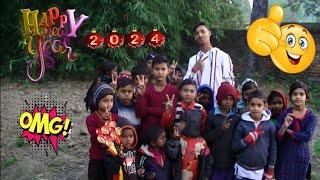 This new year  celebrate on helpless and homless child  ||Htr Vlogs