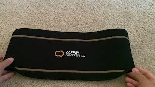 Copper Compression Back Brace Showcase