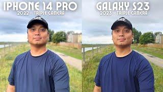 iPhone 14 Pro vs Galaxy S23 camera comparison! HEAVYWEIGHT BATTLE! 