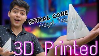 Spiral Cone Fidget Toy | Make Toys Using 3D Printer - Creality Wol 3D Ender 3 V2