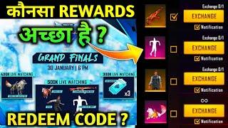 500K LIVE WATCHING REDEEM CODE FREE FIRE | WHICH REWARD IS BEST IN FFPL 2022 | FFPL REDEEM CODE