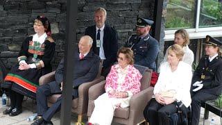 King Harald V of Norway visit Åseral