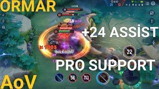 İMMORTAL ORMARR SUPPORT PRO GAMEPLAY | ARENA OF VALOR