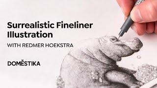 Surrealistic Fineliner Illustration | A course by Redmer Hoekstra | Domestika