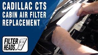 How to Replace Cabin Air Filter 2013 Cadillac CTS