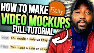 How to Make Tshirt Video Mockups for Etsy Full Tutorial with Placeit 2023