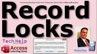 Record Locking: Preventing Multiple Users from Editing the Same Data in Microsoft Access.