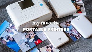 PORTABLE PHOTO PRINTERS: comparing my 4 of my current printers!