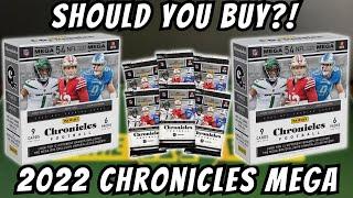 SOLID RETAIL PRODUCT! 2022 Panini Chronicles Football Mega Box