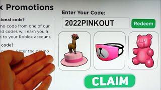 2022 *5 NEW* ROBLOX PROMO CODES All Free ROBUX Items in JANUARY + EVENT | All Free Items on Roblox