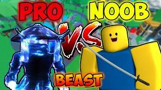 NOOB vs PRO Ninja Legends BEAST Edition Special | Roblox