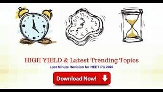 NEET PG High Yield Topics