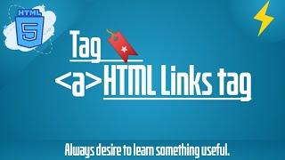 What is link tag in html? (a) | HTML5,Html tutorial | Thunder coding | with simple example