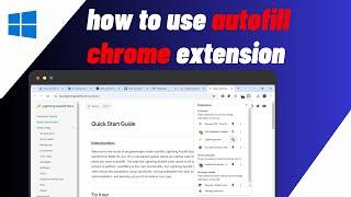 How To Use Autofill Chrome Extension | Easy Guide