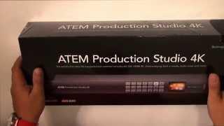 Unboxing - ATEM Production Studio 4K