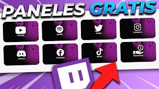 NUEVOS PANELES PARA TWITCH EDITABLES Y DE DESCARGA GRATIS | Duodedos