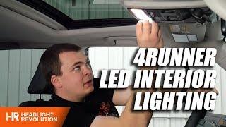 Toyota 4Runner LED Interior Lighting Kit - Install Dome Lights, Doors and Map Lights