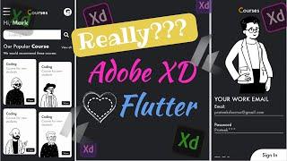 Really??? Adobe XD ️ Flutter | Create responsive UI in Flutter from Adobe XD Designs