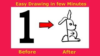 How to Draw a Rabbit by using 1 -  Creator Work Space.