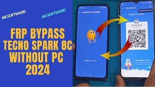 Frp Bypass Tecno Spark 8C new method All Tecno android 11 12 without Pc 2025