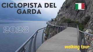 LIMONE SUL GARDA - LA CICLABILE SOSPESA - WALKING TOUR APRILE 2023 [85"]