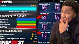 EASIEST HOF BADGE GLITCH TUTORIAL IN NBA 2K21! FASTEST BADGE GLITCH METHOD! UNLOCK ALL BADGES FAST!