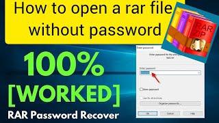 How to remove the password of the RAR file