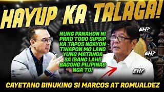 KAKAPASOK LANG ! CAYETANO SINAGOT SI ROMUALDEZ AT MARCOS / KINILABUTAN NA SILA MGA TRAYDOR KAY PRRD