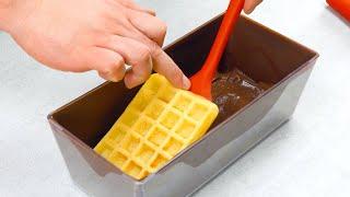 Make 10 Waffles & Surprise Your Friends With A Giant Candy Bar