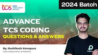 TCS Advanced Coding Questions and Answers 2024