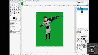 The simple and easy way to do chroma key in Gimp 2018 (green screen)