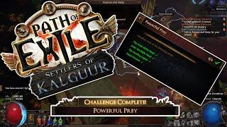 Powerful Prey Challenge - Path of Exile Settlers of Kalguur EP07 - POE 3.25 #pathofexile