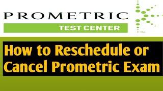 How to Reschedule Prometric Exam - How to change date of Prometric exam