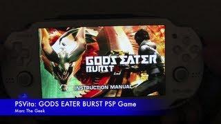 PSVita: Gods Eater Burst PSP Game