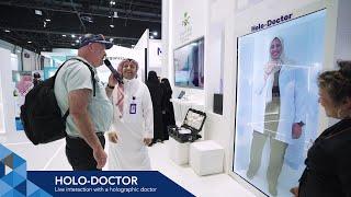 Holo-Doctor and Virtual Ambulance | Arab Health 2023 | TAKELEAP