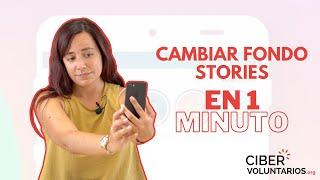  Cambiar el fondo de los stories de Instagram En 1 Minuto