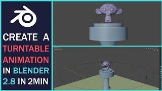 Turntable Animation | Blender 2.8 Tutorial