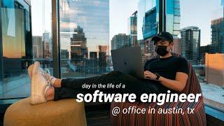 a day in the life of a software engineer in austin (working in office)