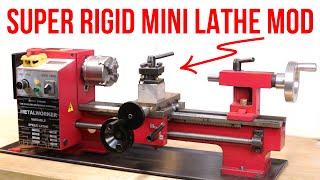 Rigid Mini Lathe Upgrade | Tapered Roller Bearings, Solid Tool Post, Brass Gib Strips Mod