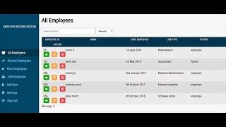 Employee Management System download source code | PHP and MySQL | Source Code & Projects