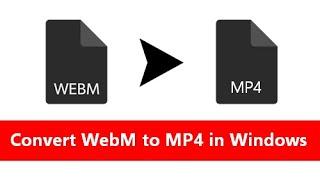 Simple Way to Convert WebM to MP4