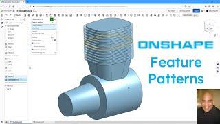 Onshape - Part Studio - Linear Feature Patterns (Part 1)