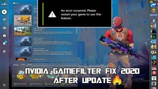 HOW TO FIX NVIDIA GAMEFILTER AN ERROR OCCURED *CSGO* TRUSTED MODE (AFTER UPDATE)