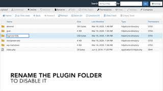 How To Disable WordPress Plugins In CPanel