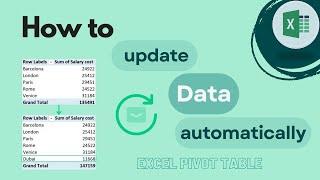 Excel Pivot Table: How to Update Data Range Automatically