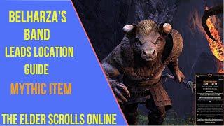 ESO Belharza's Band Guide - Belharza's Band Leads Location